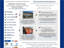 Tablet Screenshot of demeure-fleurdesel.com